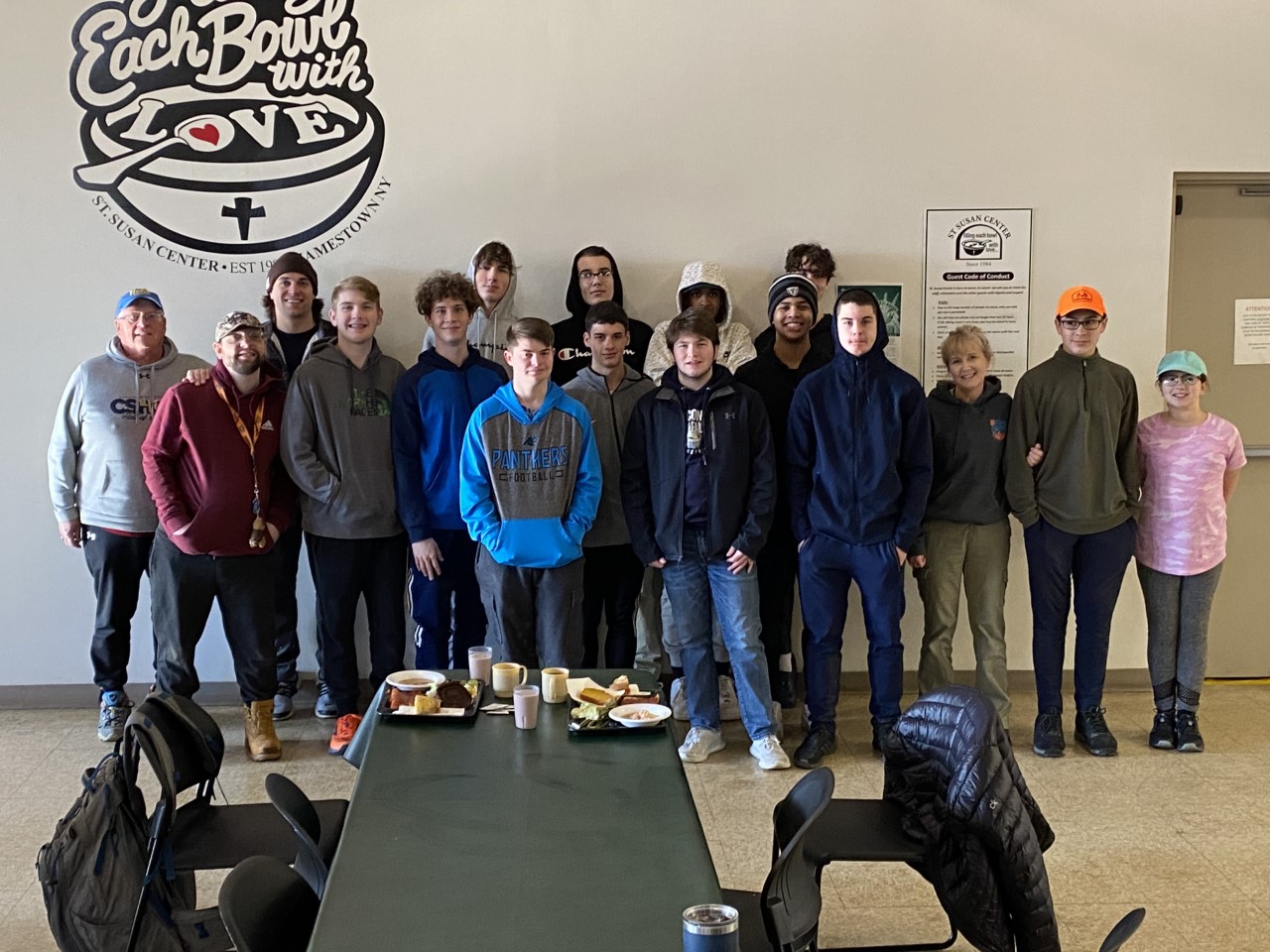 Falconer Basketball Team Helps St. Susan Center News, Sports, Jobs Post Journal